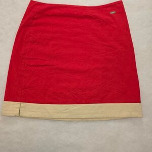 Claude Montana blu Women's Red Skirt size 40